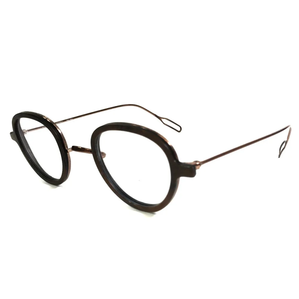 Morgenthal Frederics Eyeglasses Frames OPUS 154 Genuine Horn Titanium 45-24-144